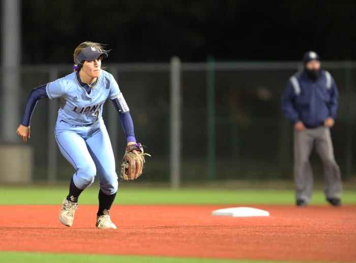 Montgomery Lake Creek Allen Texas softball Allen Tournament 022323 Brian McLean 11